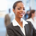 Portrait of a charming African American business woman